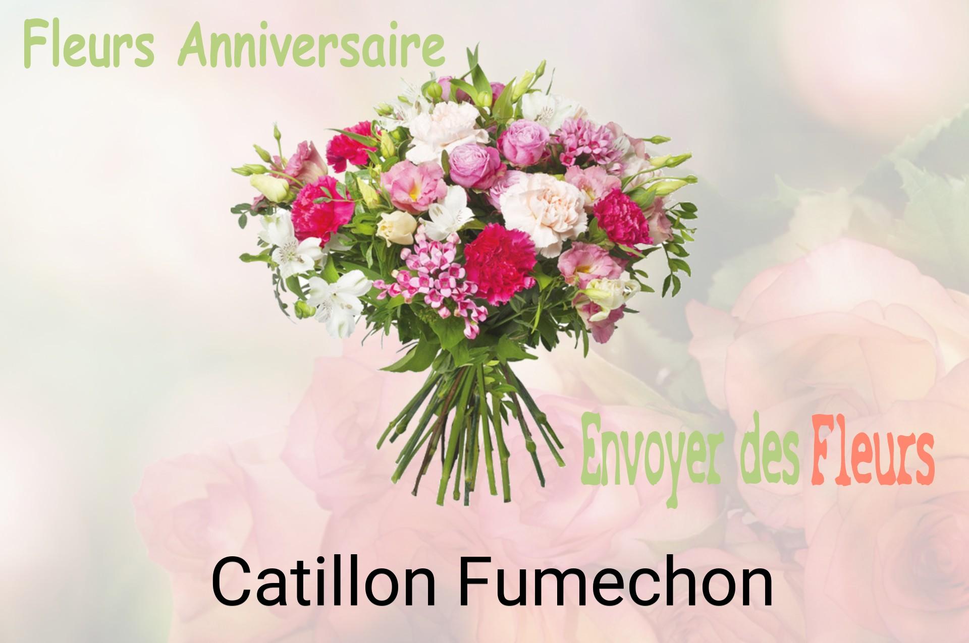 Bouquet de fleurs d’anniversaire livré à Catillon-Fumechon